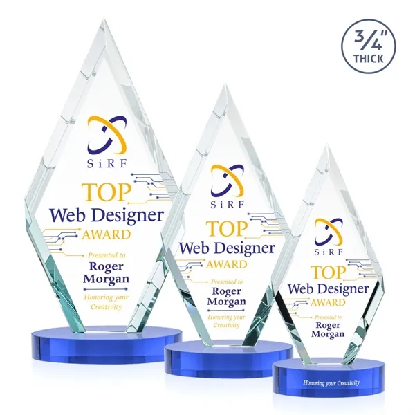 Richmond VividPrint™ Award on Alberton Base - Sky Blue... from ASI 84592 St Regis Group / St Regis