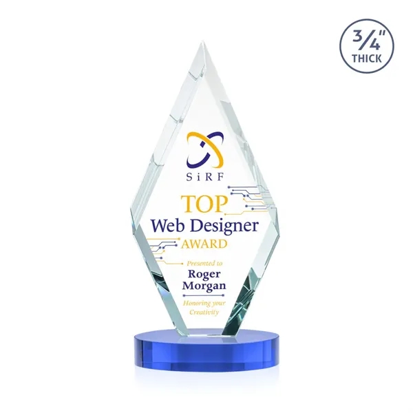 Richmond VividPrint™ Award on Alberton Base - Sky Blue... from ASI 84592 St Regis Group / St Regis