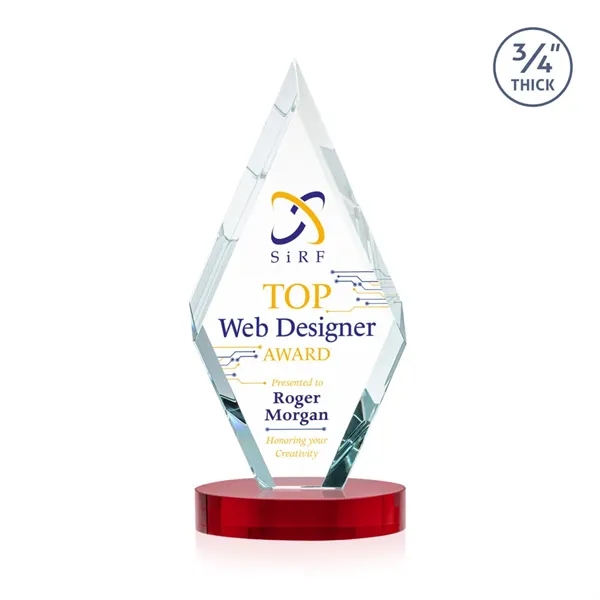 Richmond VividPrint™ Award on Alberton Base - Red... from ASI 84592 St Regis Group / St Regis