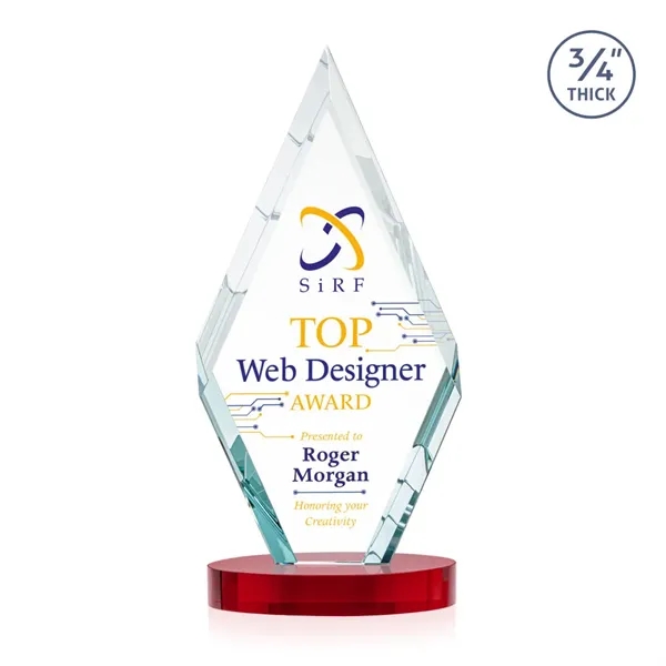 Richmond VividPrint™ Award on Alberton Base - Red... from ASI 84592 St Regis Group / St Regis