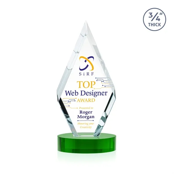 Richmond VividPrint™ Award on Alberton Base - Green... from ASI 84592 St Regis Group / St Regis