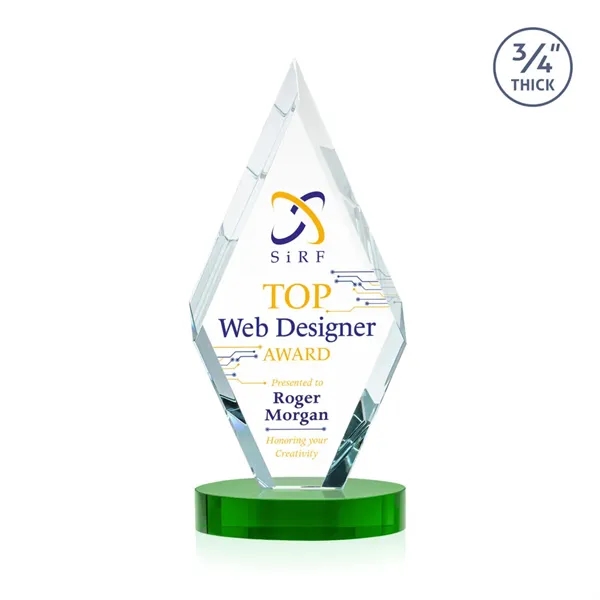 Richmond VividPrint™ Award on Alberton Base - Green... from ASI 84592 St Regis Group / St Regis