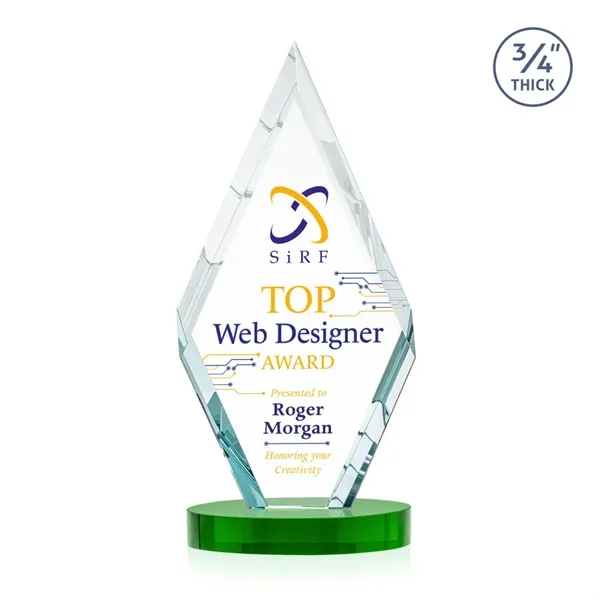 Richmond VividPrint™ Award on Alberton Base - Green... from ASI 84592 St Regis Group / St Regis