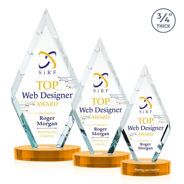 Richmond VividPrint™ Award on Alberton Base - Amber... from ASI 84592 St Regis Group / St Regis