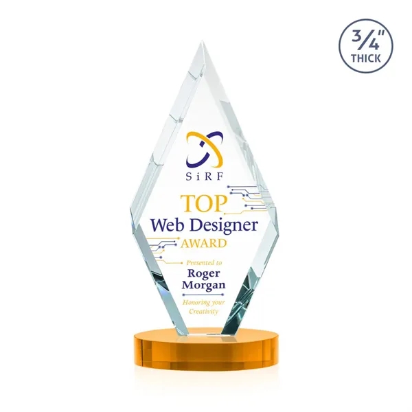 Richmond VividPrint™ Award on Alberton Base - Amber... from ASI 84592 St Regis Group / St Regis