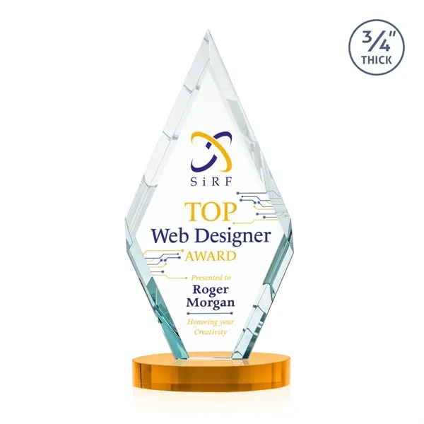 Richmond VividPrint™ Award on Alberton Base - Amber... from ASI 84592 St Regis Group / St Regis