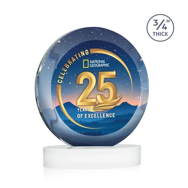 Gibralter Vividprint™ Award on Alberton Base - White... from ASI 84592 St Regis Group / St Regis