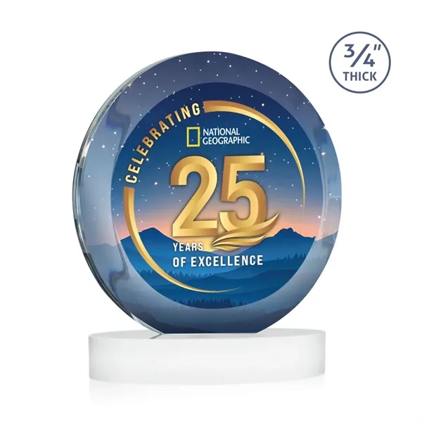 Gibralter Vividprint™ Award on Alberton Base - White... from ASI 84592 St Regis Group / St Regis