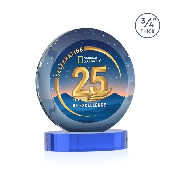 Gibralter Vividprint™ Award on Alberton Base - Sky Blue... from ASI 84592 St Regis Group / St Regis