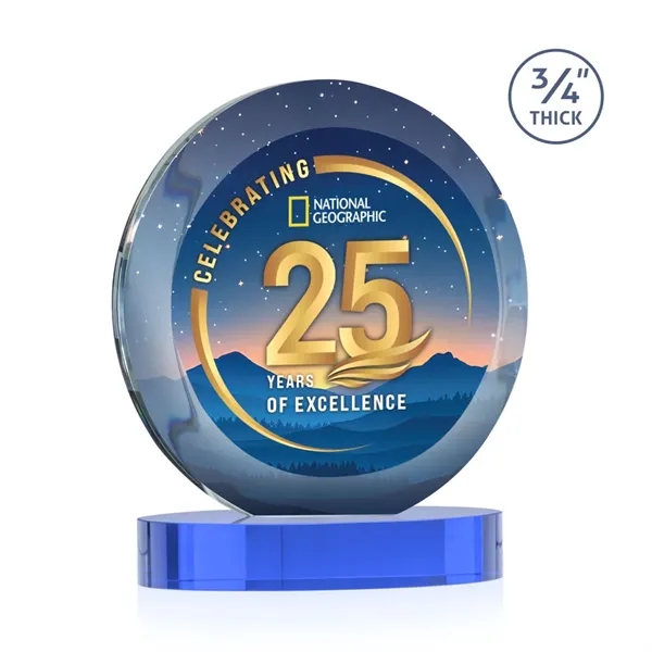 Gibralter Vividprint™ Award on Alberton Base - Sky Blue... from ASI 84592 St Regis Group / St Regis