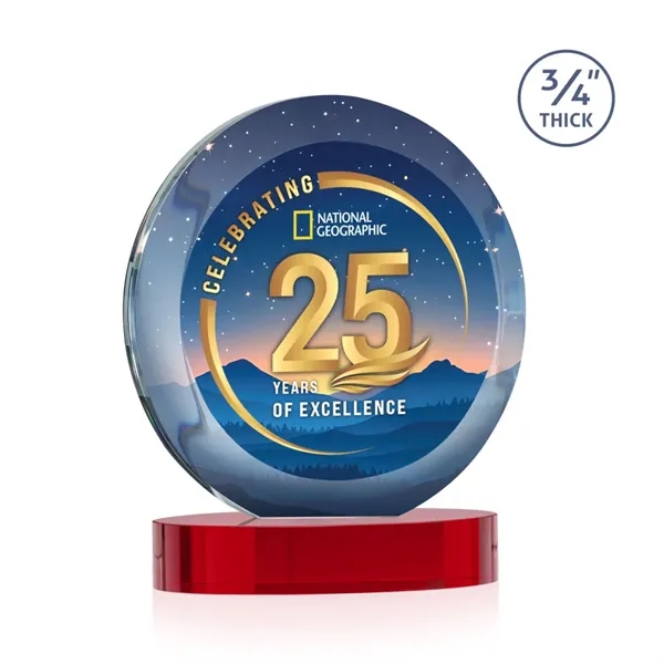 Gibralter Vividprint™ Award on Alberton Base - Red... from ASI 84592 St Regis Group / St Regis