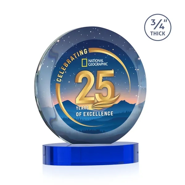 Gibralter Vividprint™ Award on Alberton Base - Blue... from ASI 84592 St Regis Group / St Regis