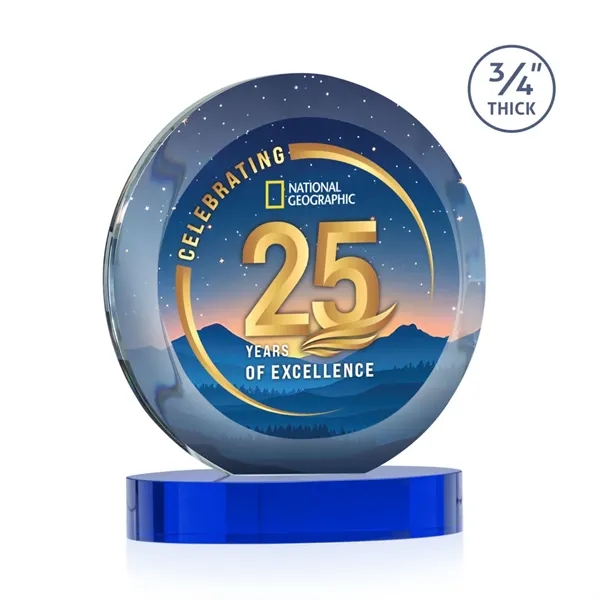 Gibralter Vividprint™ Award on Alberton Base - Blue... from ASI 84592 St Regis Group / St Regis