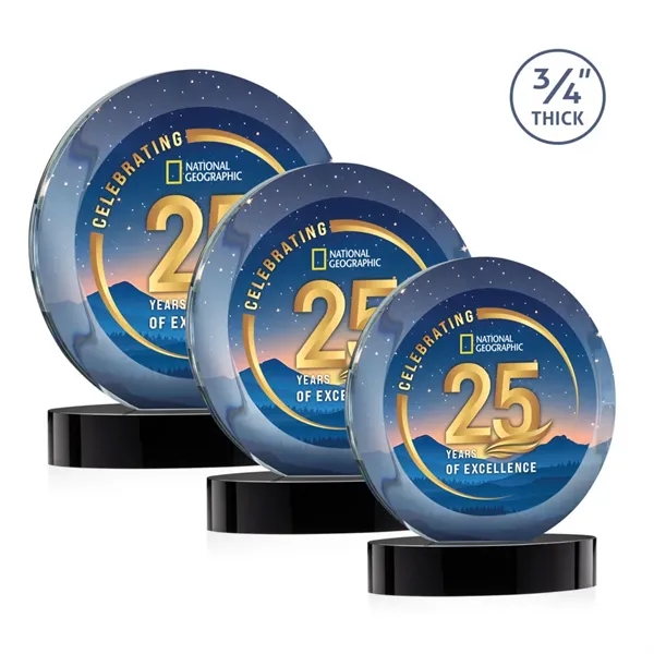 Gibralter Vividprint™ Award on Alberton Base - Black... from ASI 84592 St Regis Group / St Regis