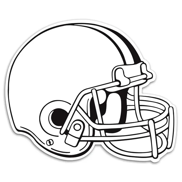 Football helped shaped magnetic car sign with four color process graphics.... from ASI 68507 The Magnet Group / Magnet LLC™