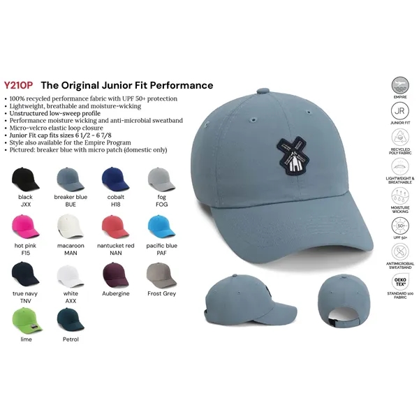 Imperial Y210P The Original Junior Fit Performance Hat with leatherette patch... from ASI 74601 Calico