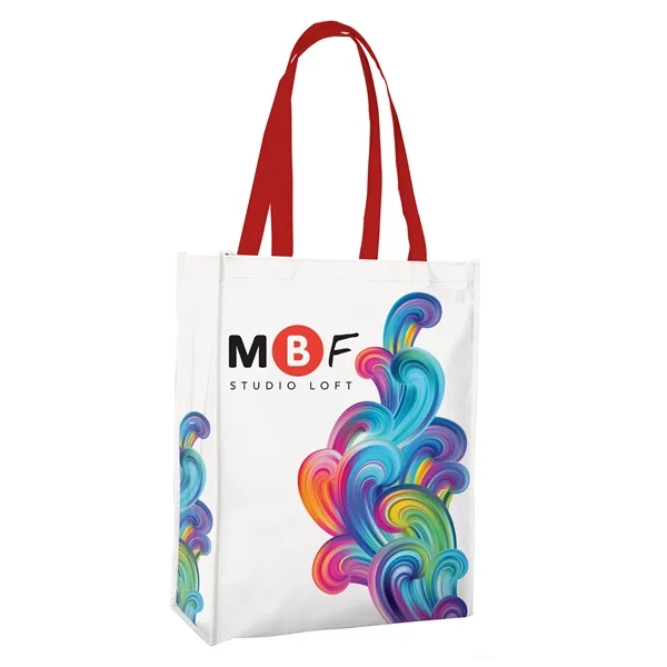 Laminated Non-Woven Portrait Tote... from ASI 40480 Koozie Group / Norwood
