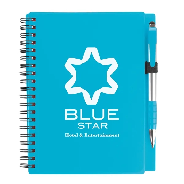 Combo Notebook with Element Stylus Pen... from ASI 40480 Koozie Group / Norwood