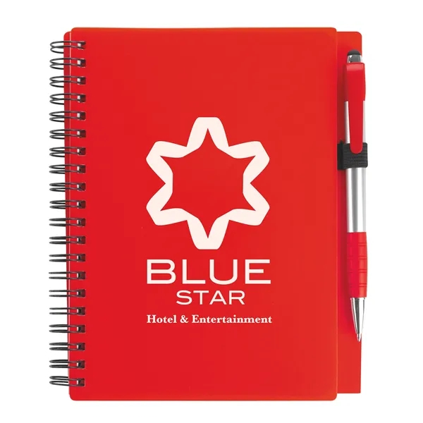 Combo Notebook with Element Stylus Pen... from ASI 40480 Koozie Group / Norwood