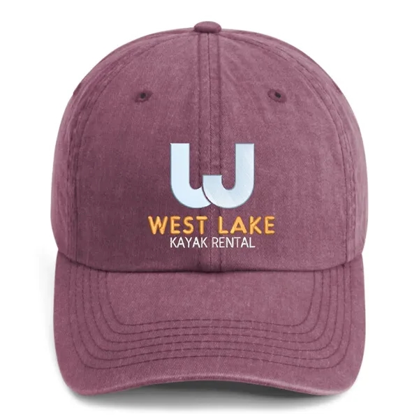 Imperial X231 The Newport Adjustable Pigment-Dyed Cap with leatherette patch or... from ASI 74601 Calico