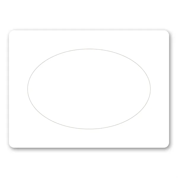 Oval shaped car magnet with picture frame.... from ASI 68507 The Magnet Group / Magnet LLC™