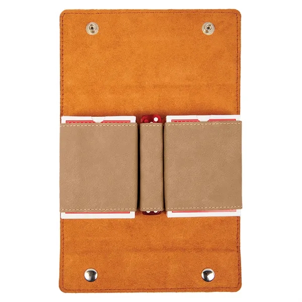 Leatherette card and dice set featuring 2 decks of playing cards... from ASI 74601 Calico