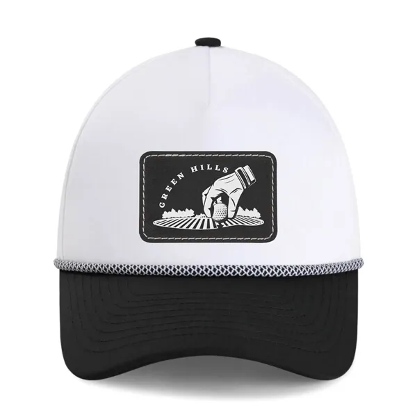 Imperial 5054T 5-Panel The Wrightson Two-Tone Rope Cap with leatherette patch... from ASI 74601 Calico