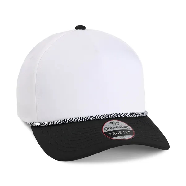 Imperial 5054T 5-Panel The Wrightson Two-Tone Rope Cap with leatherette patch... from ASI 74601 Calico