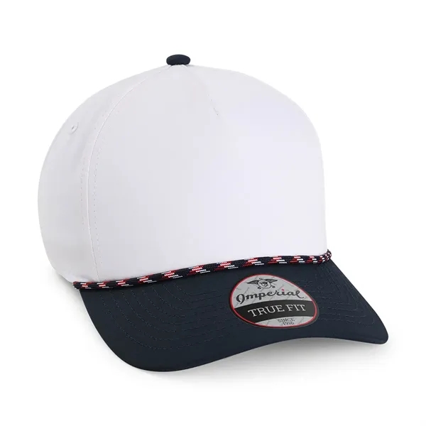 Imperial 5054T 5-Panel The Wrightson Two-Tone Rope Cap with leatherette patch... from ASI 74601 Calico