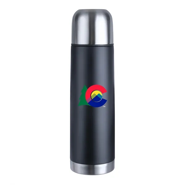 Basics 16.5 oz. Double Wall Stainless Steel Thermos.... from ASI 46755 Cosmo Promos