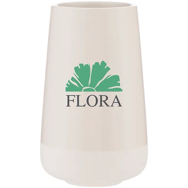 20 oz ceramic vase with matte finish and unglazed base for... from ASI 51197 ETS Express, LLC