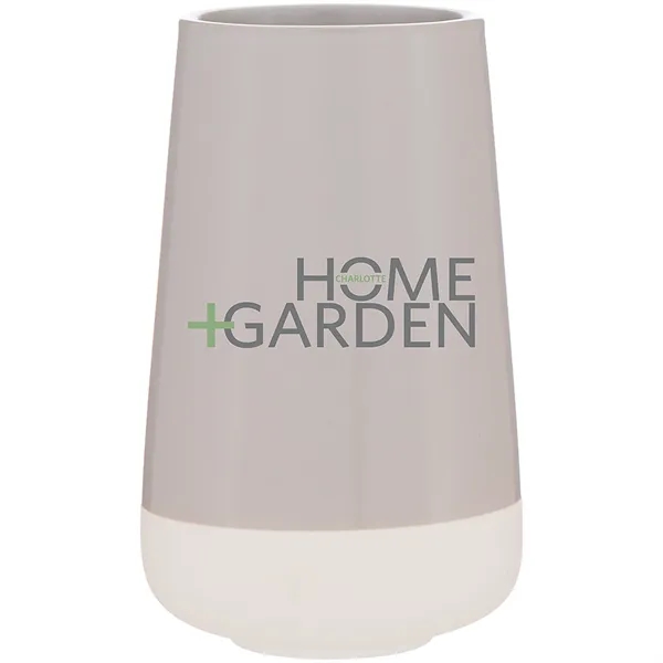 20 oz ceramic vase with matte finish and unglazed base for... from ASI 51197 ETS Express, LLC