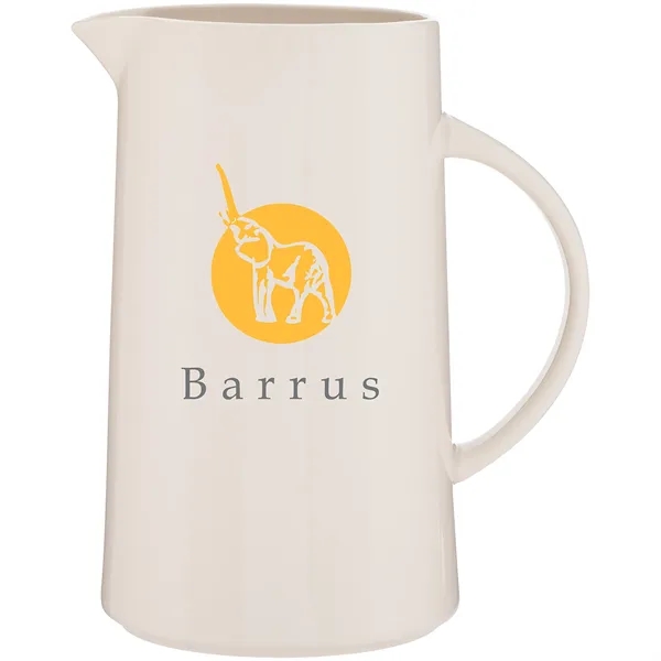 67 oz single wall ceramic pitcher with glossy finish.... from ASI 51197 ETS Express, LLC