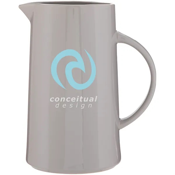 67 oz single wall ceramic pitcher with glossy finish.... from ASI 51197 ETS Express, LLC