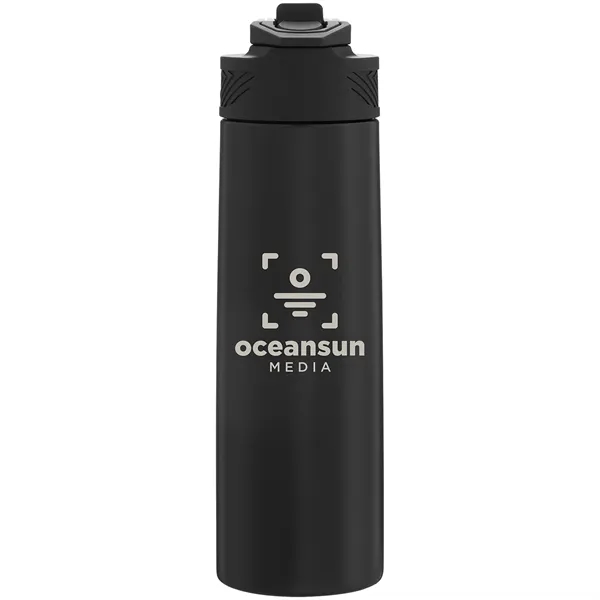 24 oz single wall 90% post-consumer recycled stainless steel bottle. For... from ASI 51197 ETS Express, LLC