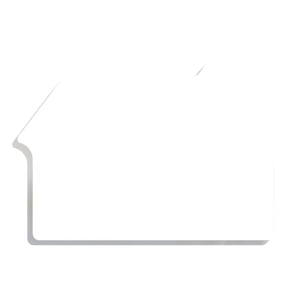 Souvenir® Sticky Note™ 4" x 3" Die Cut Pad, 25 sheet... from ASI 40480 Koozie Group