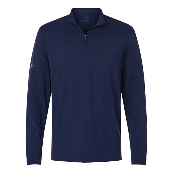 Adidas Men's Textured Stripe Quarter-Zip Pullover... from ASI 84358 S&S Activewear