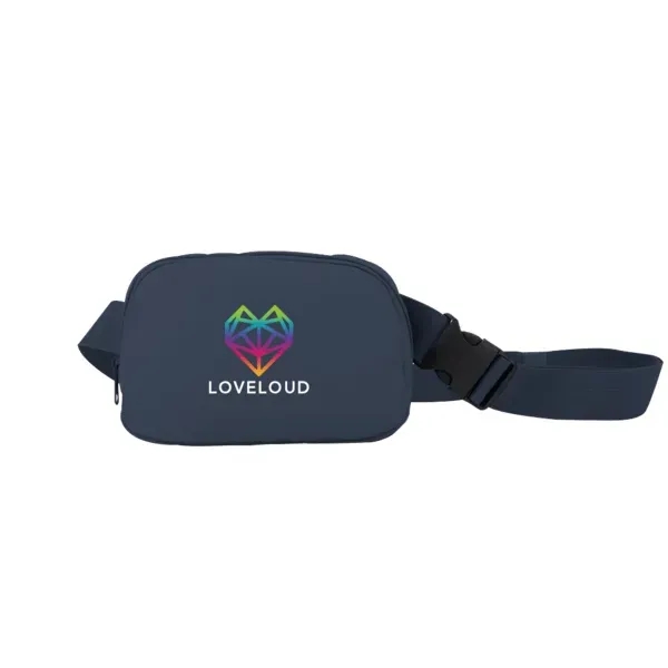 Fanny pack made with recycled PU with an adjustable belt.... from ASI 88060 Snugz/USA Inc