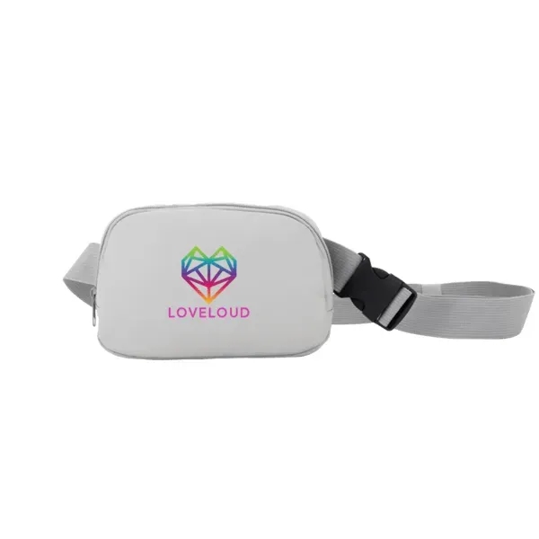 Fanny pack made with recycled PU with an adjustable belt.... from ASI 88060 Snugz/USA Inc