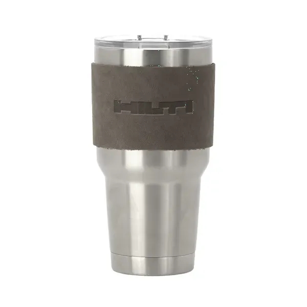 Leather sleeve made in the USA for a 30 oz. tumbler.... from ASI 88060 Snugz/USA Inc / SnugZ USA®