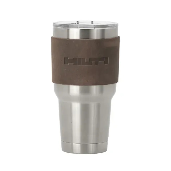 Leather sleeve made in the USA for a 30 oz. tumbler.... from ASI 88060 Snugz/USA Inc / SnugZ USA®