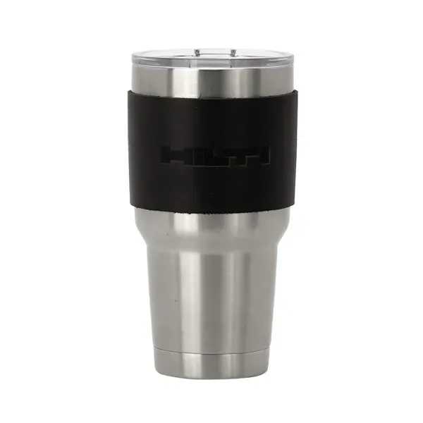 Leather sleeve made in the USA for a 30 oz. tumbler.... from ASI 88060 Snugz/USA Inc / SnugZ USA®
