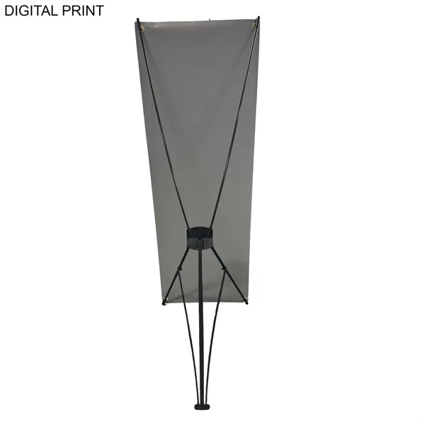Tripod Banner with Graphics, 23x64, and Bag. NO SETUP CHARGE... from ASI 53509 FIEL-Fairdeal Import & Export / FIEL