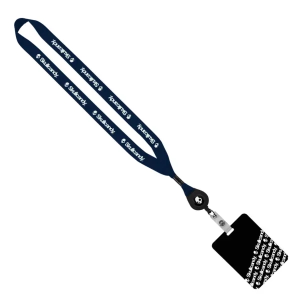 3/4" x 16" retractable lanyard with full color domed zip reel... from ASI 88060 Snugz/USA Inc / SnugZ USA®