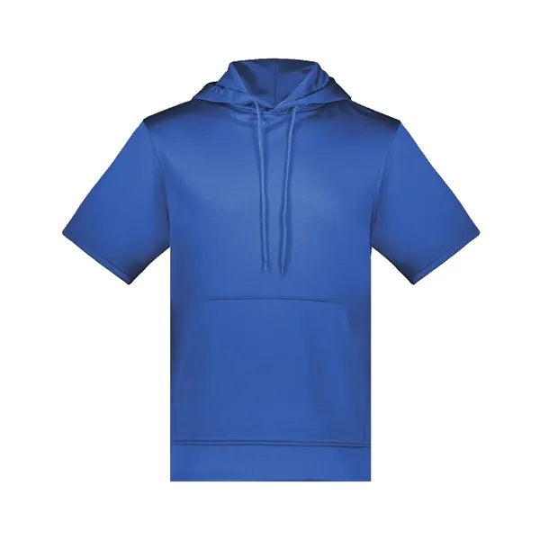 Augusta Sportswear Fleece Short Sleeve Hooded Pullover... from ASI 84358 S&S Activewear