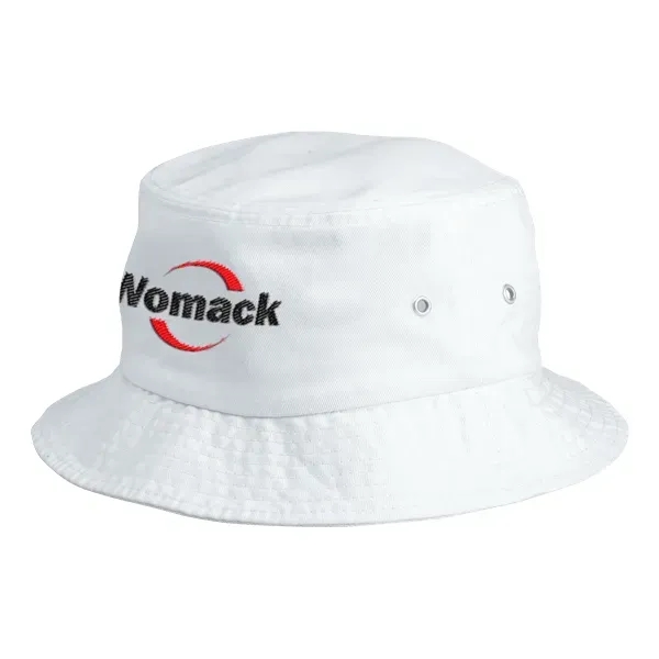 Unstructured bucket cap made of 100% bio-washed chino twill with sewn... from ASI 88060 Snugz/USA Inc / Sweda®