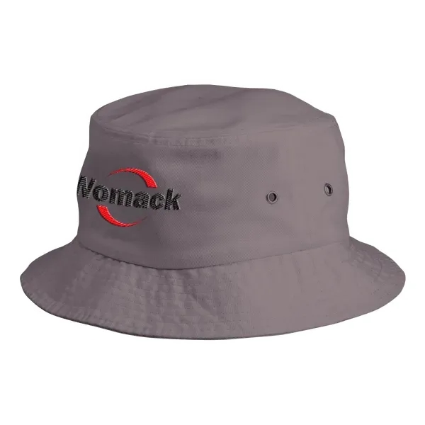 Unstructured bucket cap made of 100% bio-washed chino twill with sewn... from ASI 88060 Snugz/USA Inc / Sweda®