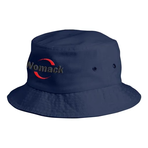 Unstructured bucket cap made of 100% bio-washed chino twill with sewn... from ASI 88060 Snugz/USA Inc / Sweda®