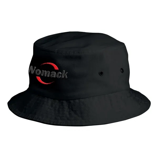 Unstructured bucket cap made of 100% bio-washed chino twill with sewn... from ASI 88060 Snugz/USA Inc / Sweda®
