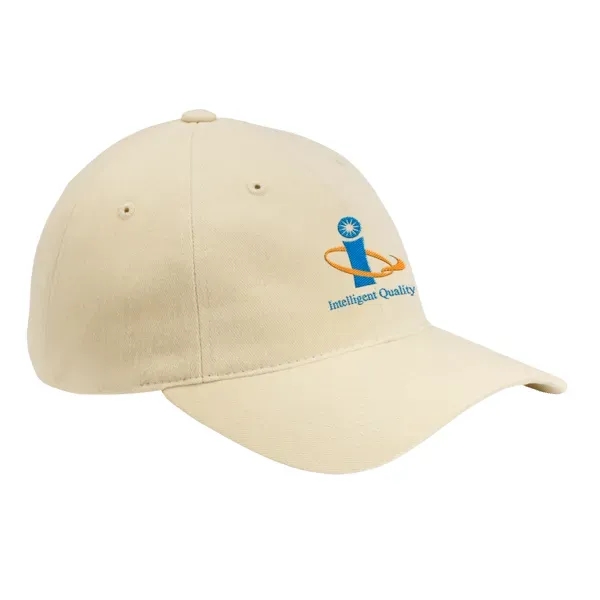 Unstructured, six-panel, low-profile brushed cotton twill cap with pre-curved visor, sewn... from ASI 88060 Snugz/USA Inc / Sweda®